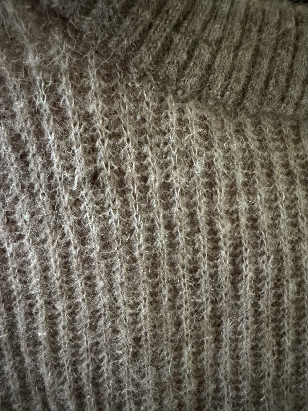 Everlane The Cocoon Crew in Alpaca, Taupe Melange - Size Medium - Picture 11 of 12